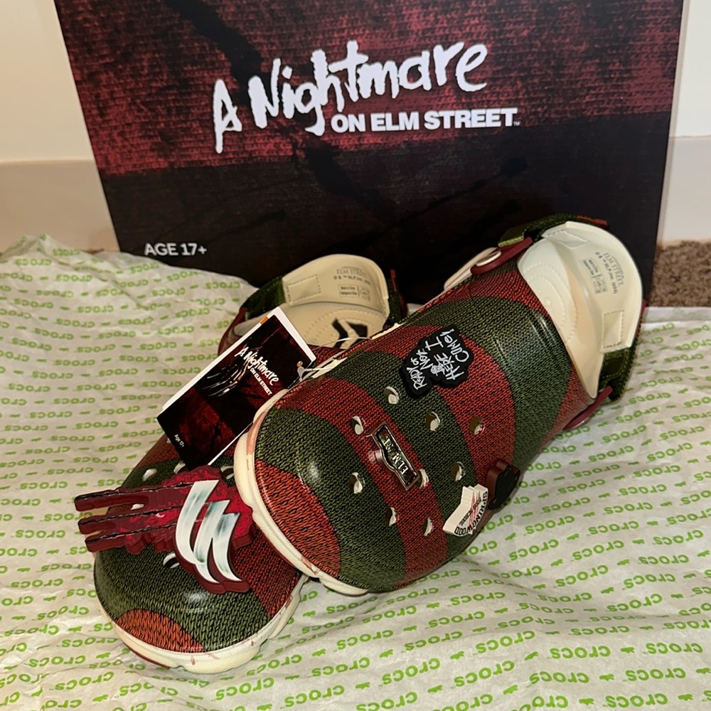 Freddy Krueger Crocs Men’s Size 13